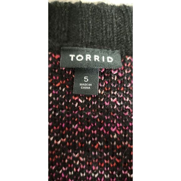 Torrid Cardigan Drop Shoulder V-Neck Button Front Sweater Plus Size 5 - Picture 8 of 10